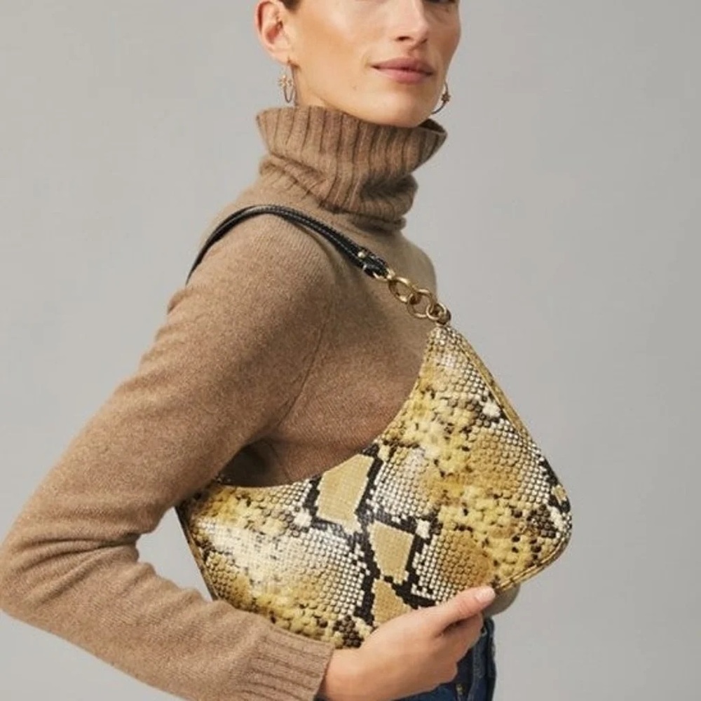 151 MERCER EXOTIC CRESCENT BAG